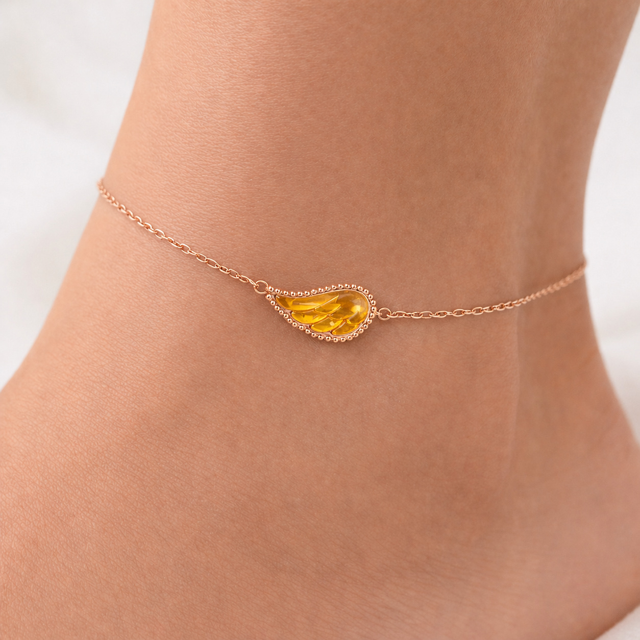 SBC - Halo Feather Anklet - Guardian Wing Motif