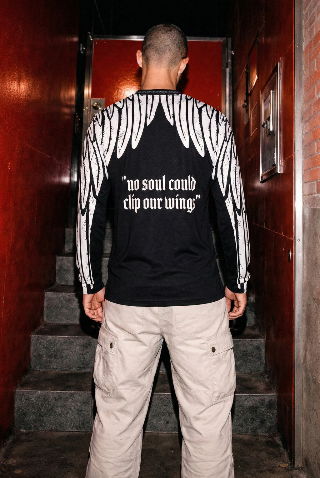 Not Your Angel - Long Sleeve  - Unisex - Black