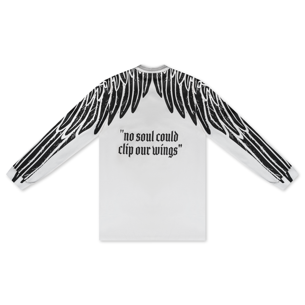 Not Your Angel - Long Sleeve  - Unisex - White
