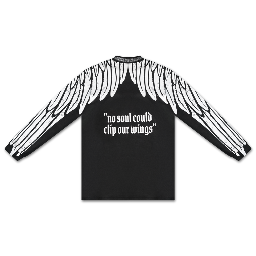 Not Your Angel - Long Sleeve  - Unisex - Black