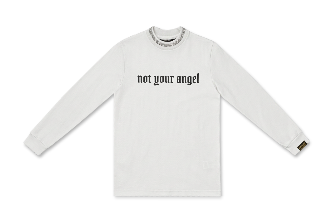 Not Your Angel - Long Sleeve  - Unisex - White